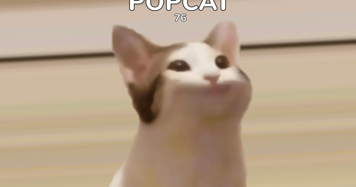 تطبيق pop cat للكمبيوتر