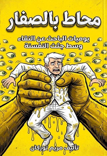 كتاب محاط بالصفار
